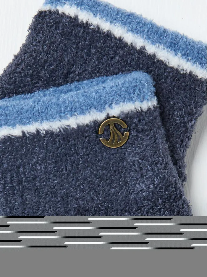 Women Gloves Fat Face Navy Chenille Gloves Women Gloves Fat Face Navy Chenille Gloves
