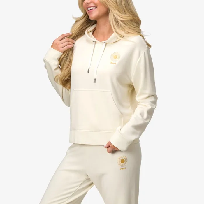 Women Hoodies and Jackets Reef Cozy Pullover Hoodie Almond Milk