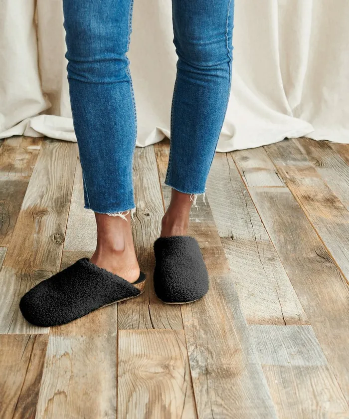 Women Jenni Kayne Clogs Shearling Moc Clog Black