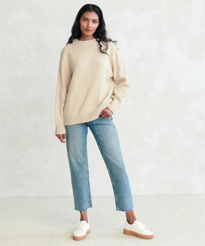 Women Jenni Kayne Flats and Loafers Canvas Skater Sneaker Cream