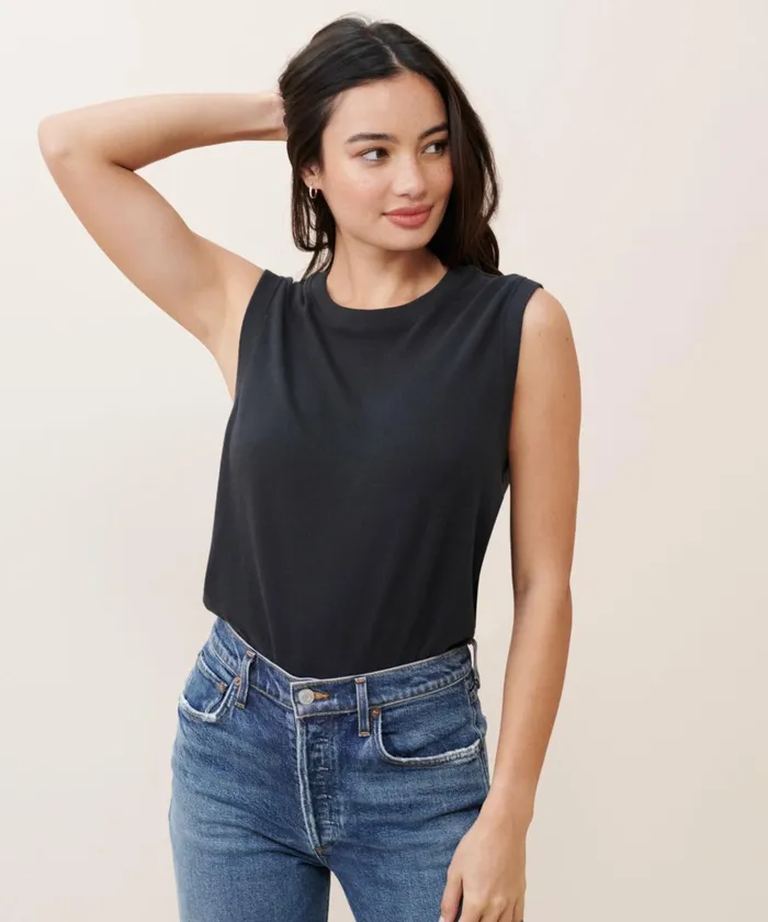 Women Jenni Kayne Tees and Tanks Easy Tank Black