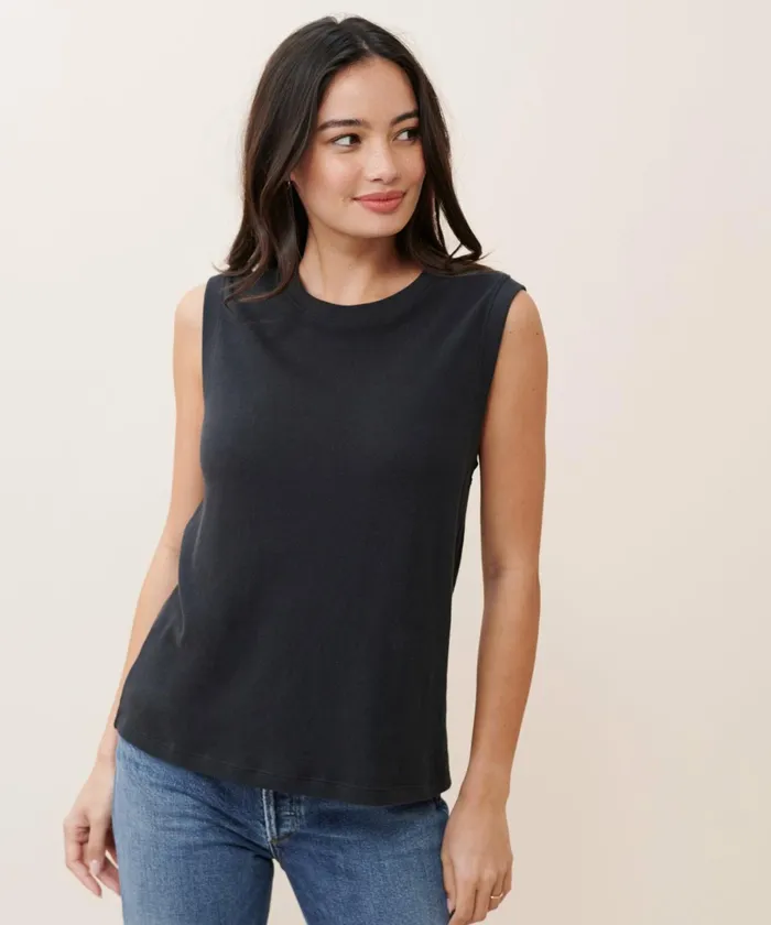 Women Jenni Kayne Tees and Tanks Easy Tank Black