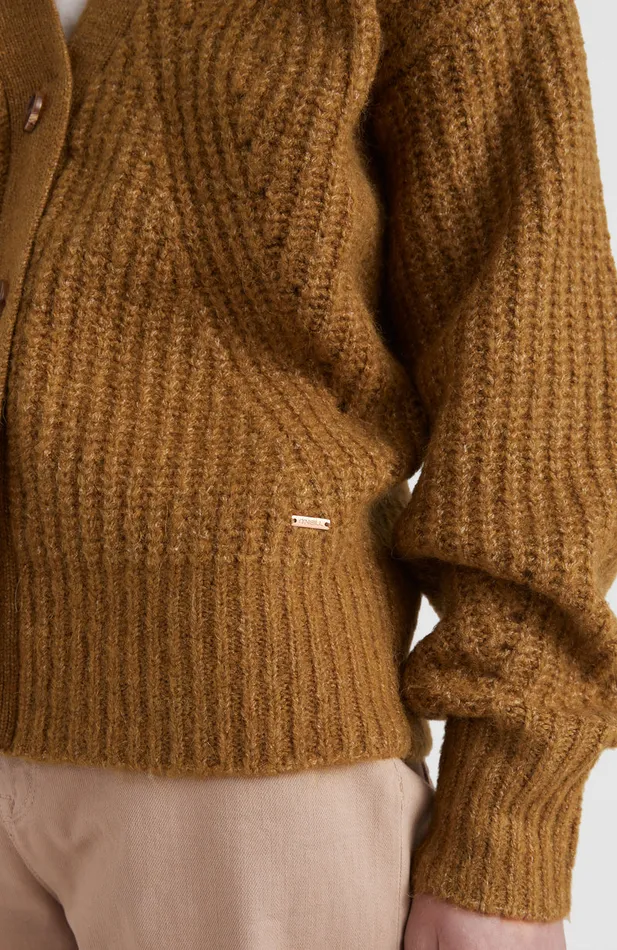 Women Knit Cardigan Brown O039Neill Sweaters and Hoodies Women Knit Cardigan Brown O039Neill Sweaters and Hoodies