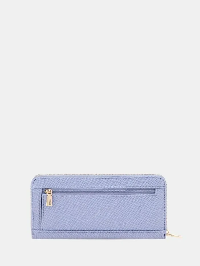 Women Laurel Maxi Wallet Lilac Guess Wallets