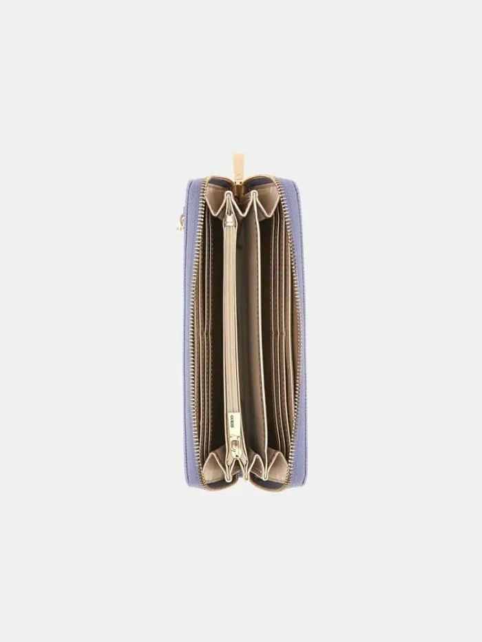 Women Laurel Maxi Wallet Lilac Guess Wallets