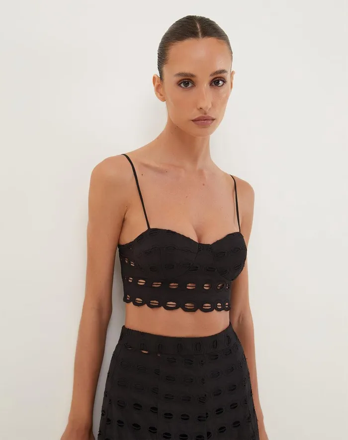 Women Lauren Long Skirt 8211 Black ViX Paula Hermanny Bottoms