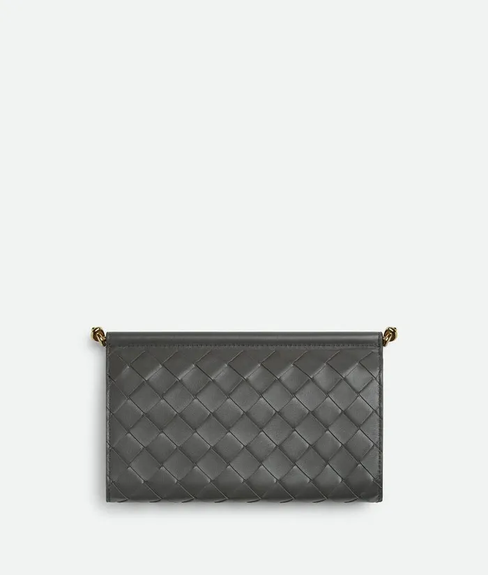 Women Long Wallets Bottega Veneta Solstice Large Flap Wallet Lapilli