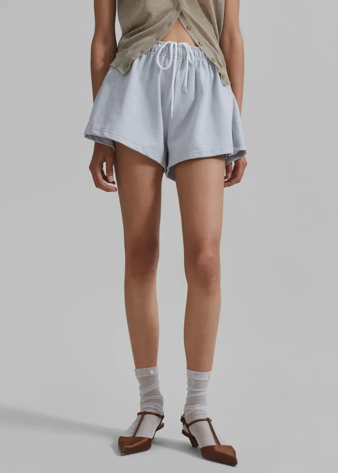 Women Loungewear The Frankie Shop Gemma Mini Lounge Shorts 8211 Grey