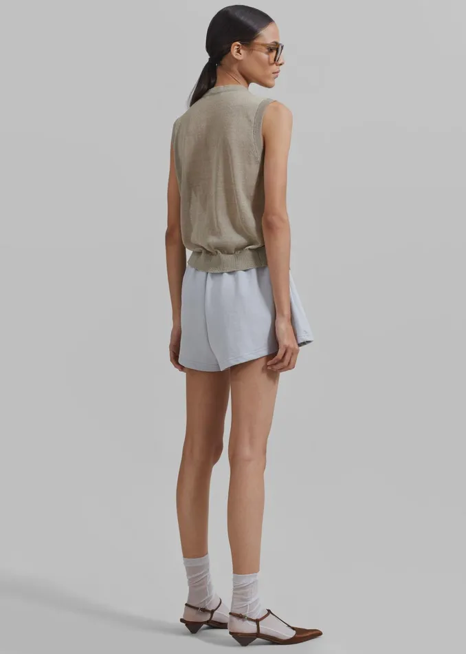 Women Loungewear The Frankie Shop Gemma Mini Lounge Shorts 8211 Grey