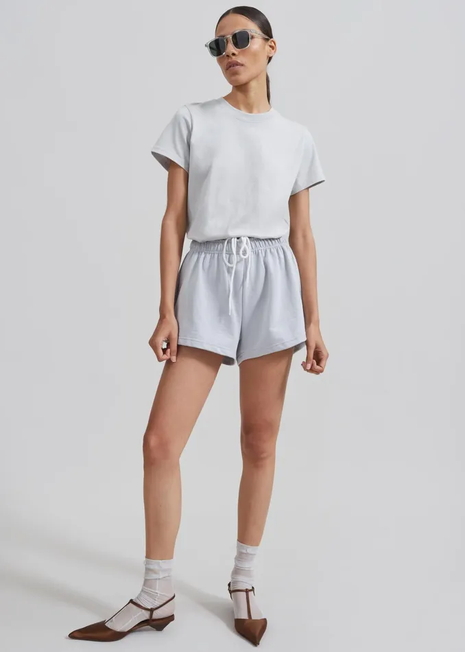 Women Loungewear The Frankie Shop Gemma Mini Lounge Shorts 8211 Grey