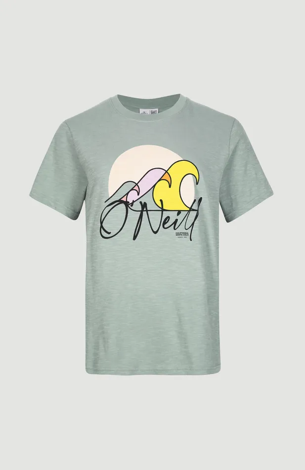 Women Luano Graphic TShirt Green O039Neill TShirts and Tops Women Luano Graphic TShirt Green O039Neill TShirts and Tops