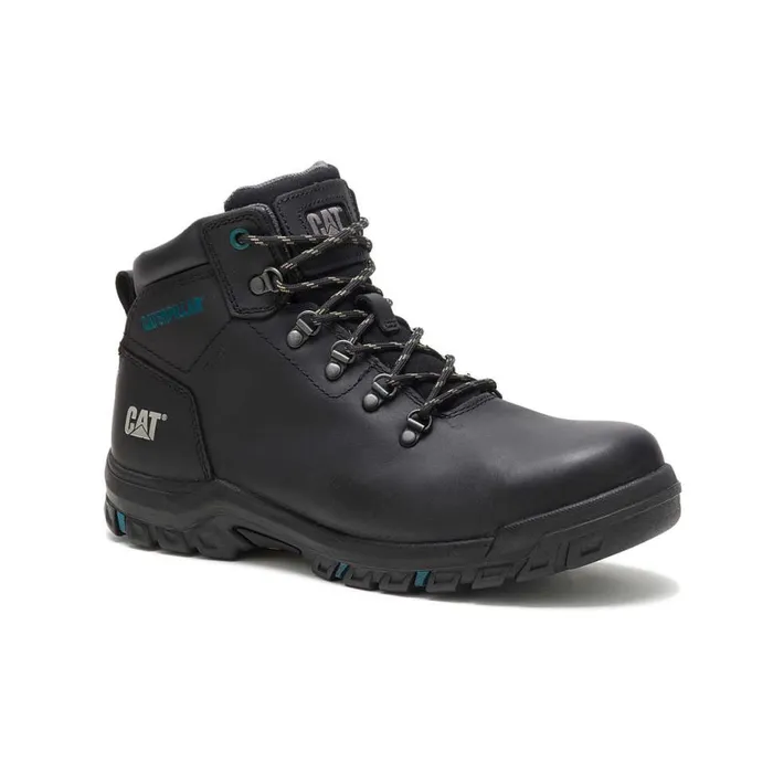Women Mae Steel Toe Waterproof Work Boot Cat Footwear Boots