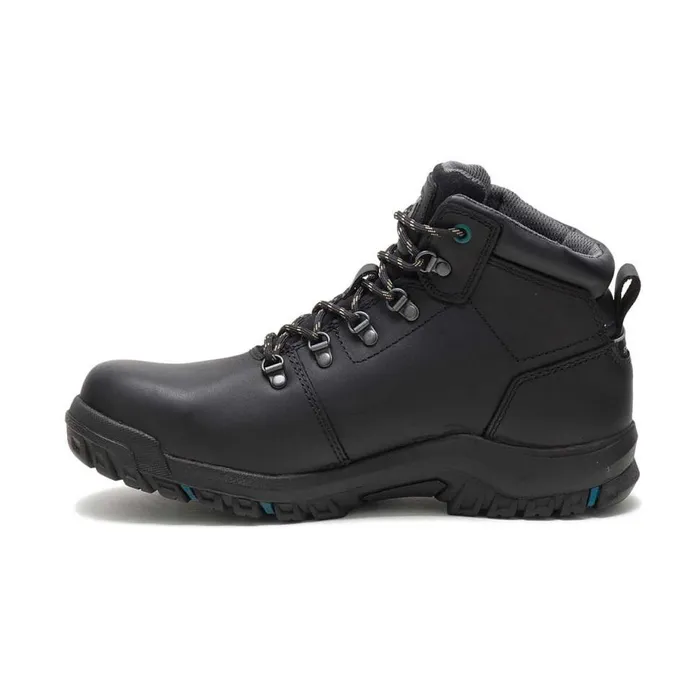 Women Mae Steel Toe Waterproof Work Boot Cat Footwear Boots
