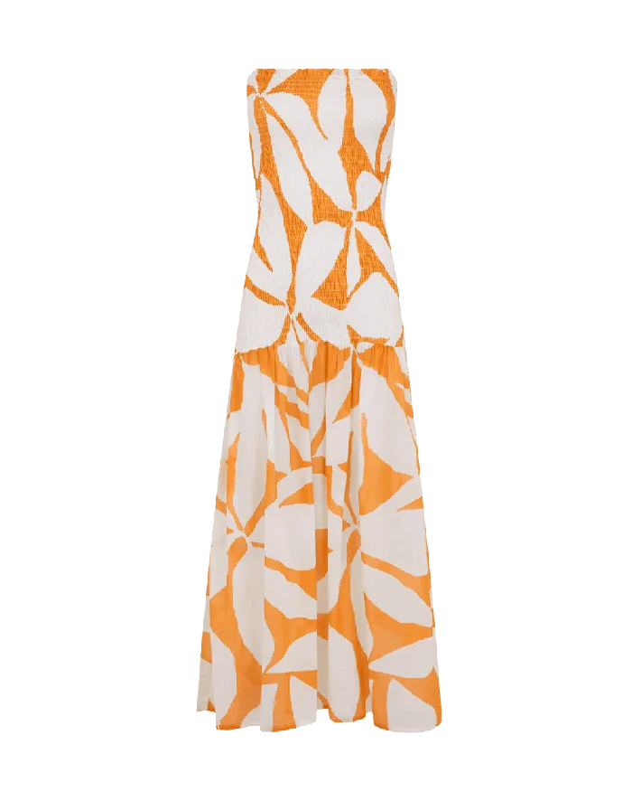 Women Maira Long Dress 8211 Bossa Sunset ViX Paula Hermanny Dresses