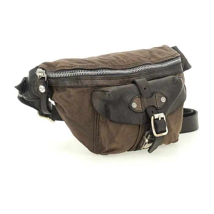 WomenMen Belt Bags Campomaggi Saturno Grey WomenMen Belt Bags Campomaggi Saturno Grey