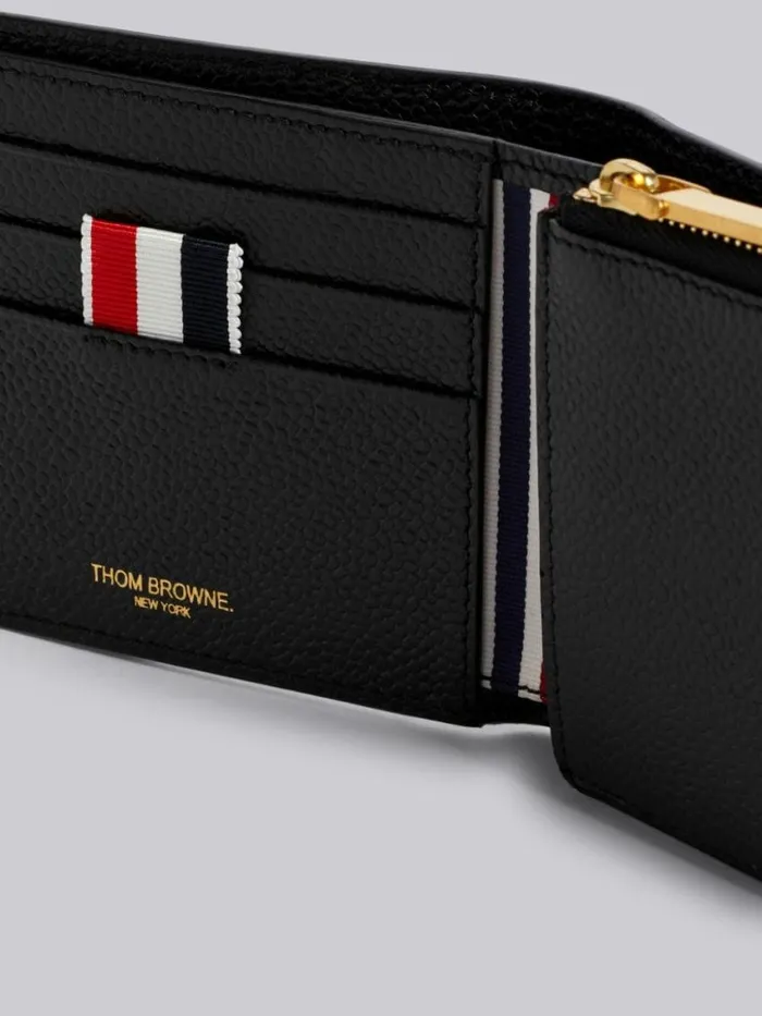 WomenMen Foldout Coin Purse Billfold Black Thom Browne Purses and Wallets WomenMen Foldout Coin Purse Billfold Black Thom Browne Purses and Wallets