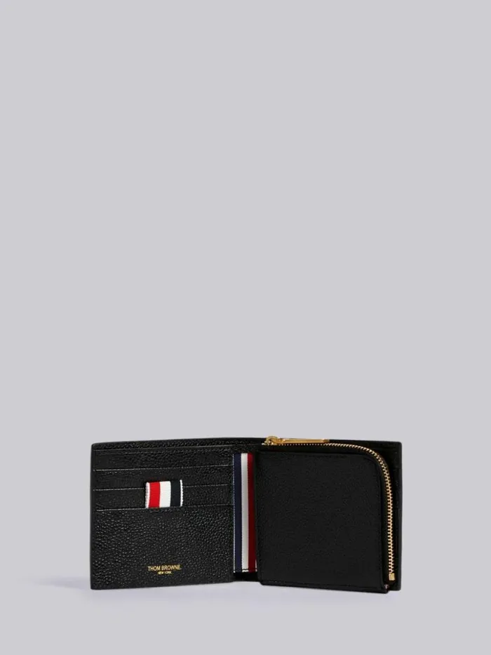 WomenMen Foldout Coin Purse Billfold Black Thom Browne Purses and Wallets WomenMen Foldout Coin Purse Billfold Black Thom Browne Purses and Wallets
