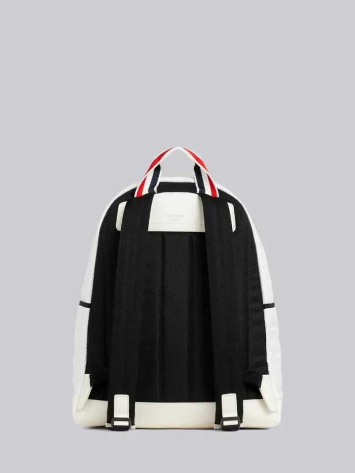 WomenMen Ripstop Backpack White Thom Browne Backpacks and Bumbags WomenMen Ripstop Backpack White Thom Browne Backpacks and Bumbags