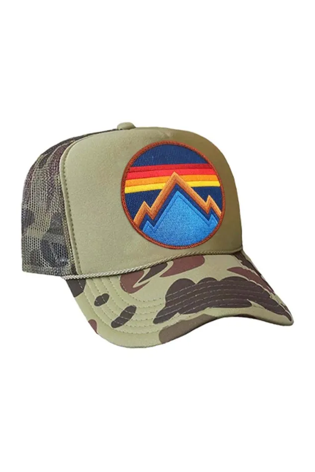 WomenMen Trucker Hats Aviator Nation All Seasons Circle Trucker Hat