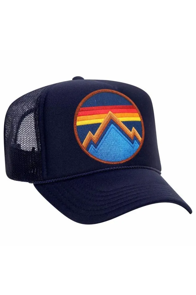 WomenMen Trucker Hats Aviator Nation All Seasons Circle Trucker Hat