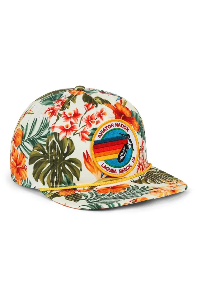 WomenMen Trucker Hats Aviator Nation Signature Laguna Beach 8211 Vintage Safari Twill Low Rise Trucker