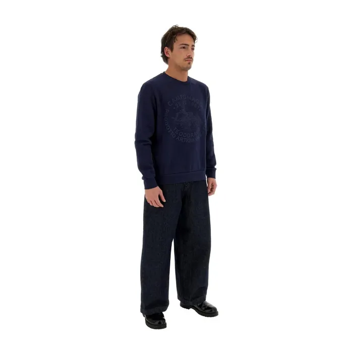 WomenMen Women Apparel Campomaggi Teodorano Sweatshirt Blue WomenMen Women Apparel Campomaggi Teodorano Sweatshirt Blue