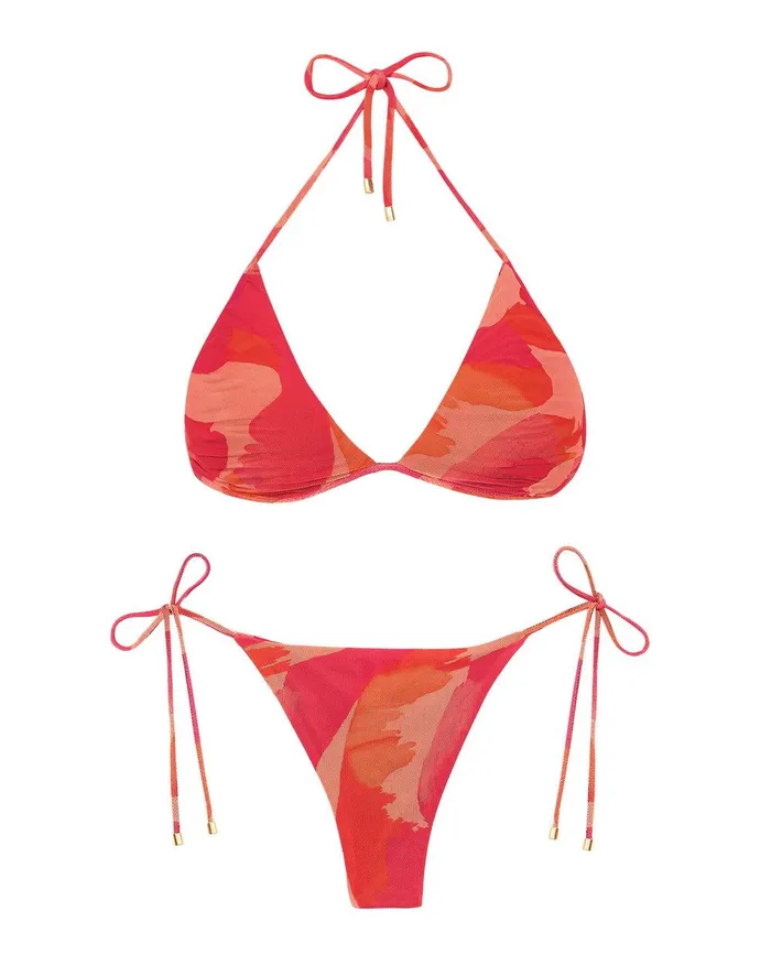 Women Mesh Aisha Tie Side Bottom 8211 Rambla ViX Paula Hermanny Bottoms