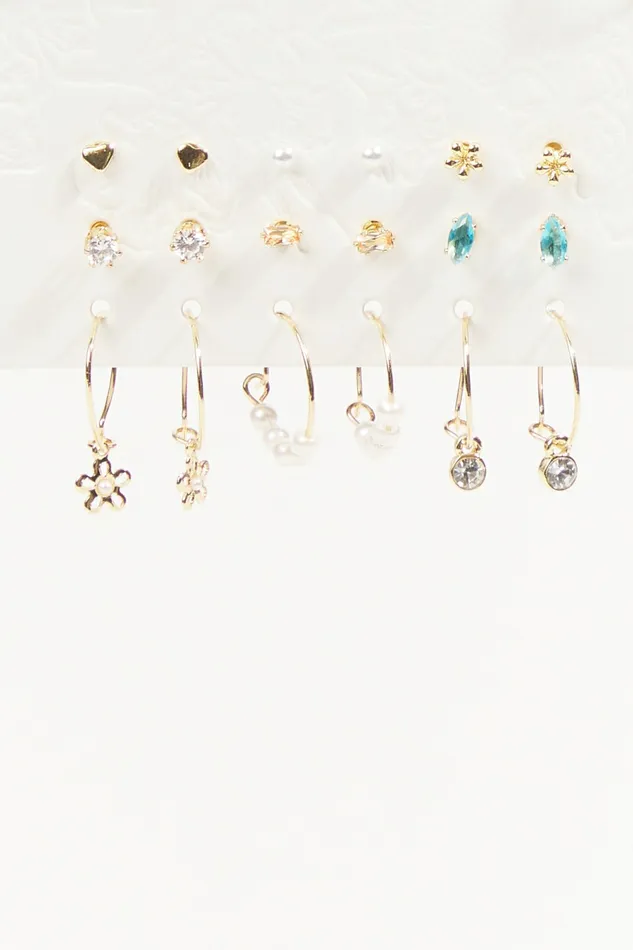 Women Mini HoopStuds Earring Pack Jewelry Altar8217d State