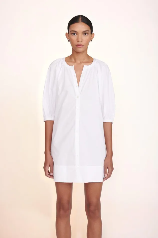 Women MINI VINCENT DRESS WHITE STAUD Dresses Women MINI VINCENT DRESS WHITE STAUD Dresses