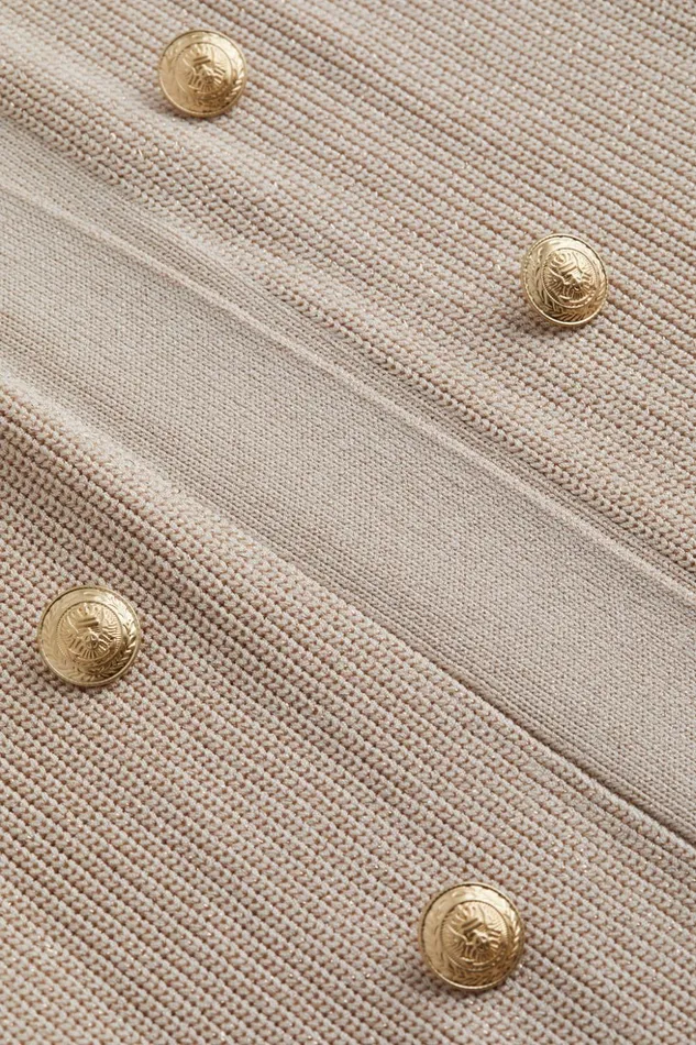Women Noe DoubleBreasted Cardigan Pecan L039Agence Blazers and Jackets New