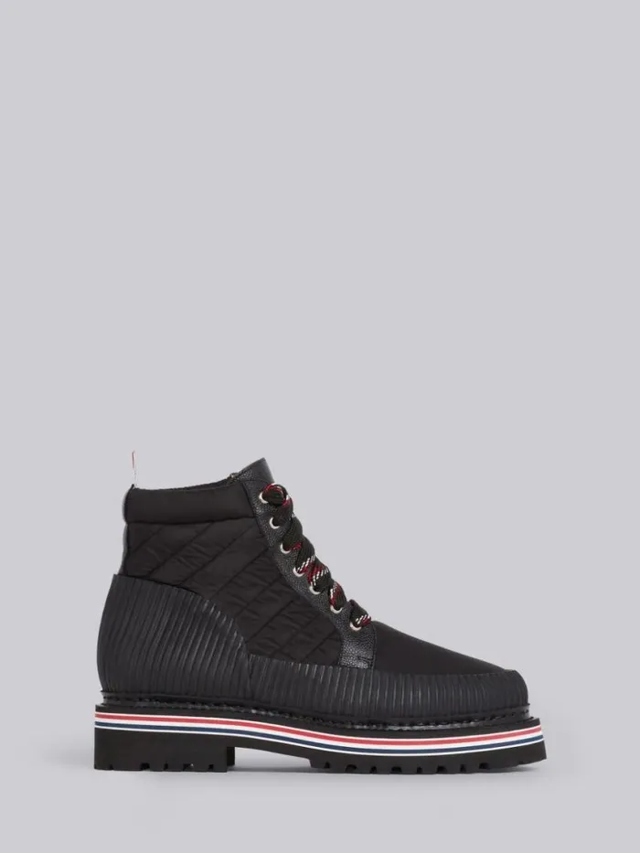 Women Nylon All Terrain Boot Black Thom Browne Boots