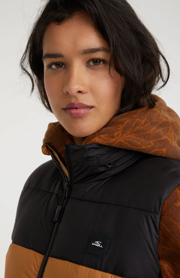 Women O039Riginals Puffer Vest Brown Mix O039Neill Jackets Women O039Riginals Puffer Vest Brown Mix O039Neill Jackets