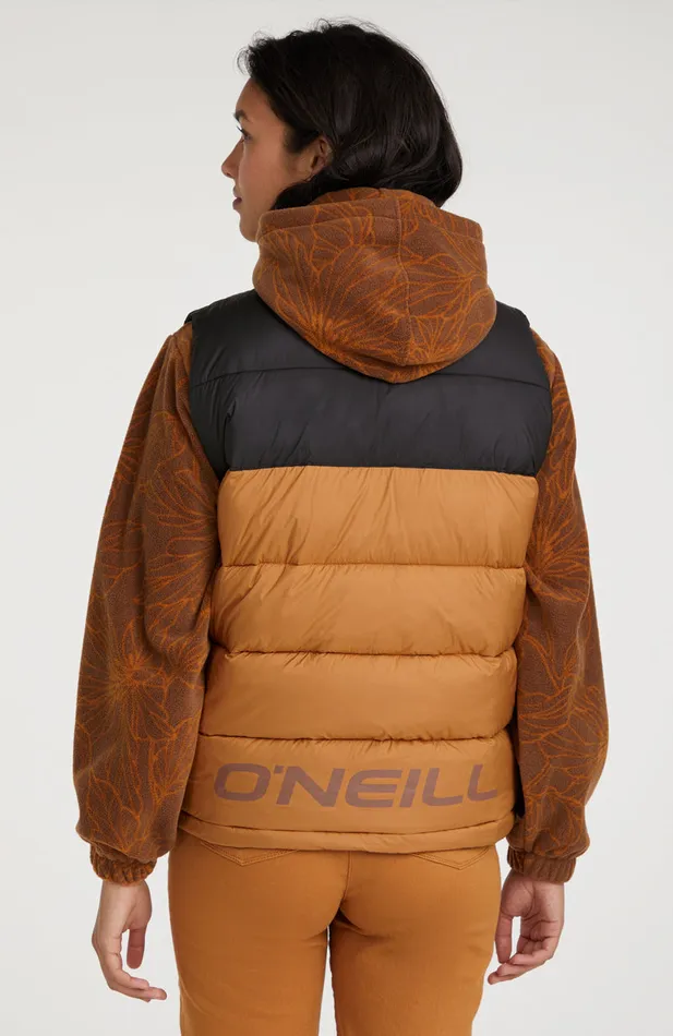 Women O039Riginals Puffer Vest Brown Mix O039Neill Jackets Women O039Riginals Puffer Vest Brown Mix O039Neill Jackets