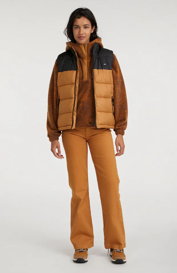 Women O039Riginals Puffer Vest Brown Mix O039Neill Jackets Women O039Riginals Puffer Vest Brown Mix O039Neill Jackets