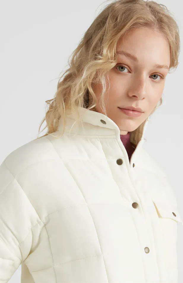 Women Ocean Quilted Jacket White O039Neill Jackets Women Ocean Quilted Jacket White O039Neill Jackets