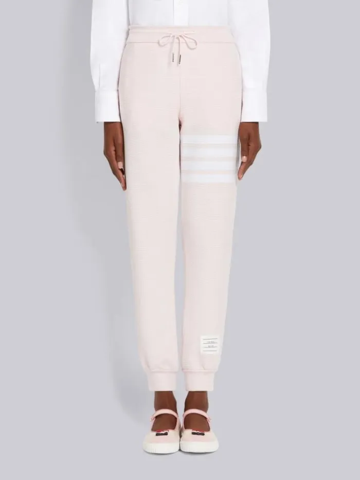 Women Ottoman Rib 4bar Sweatpant Light Pink Thom Browne Sweats
