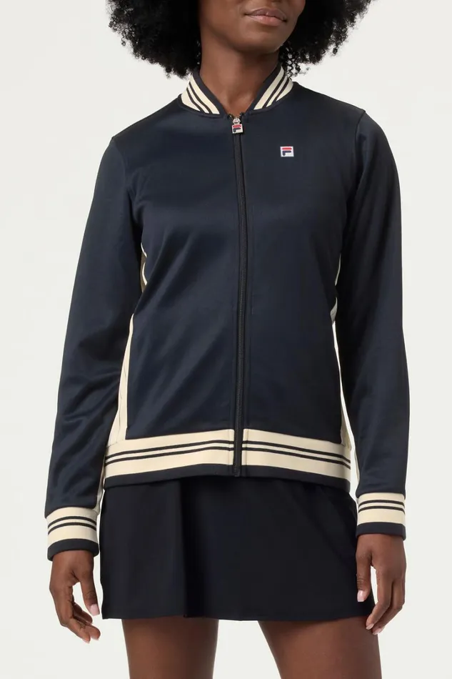 Women Performance Iconic Settanta Jacket 978 Blackangora Fila Coats and Jackets Women Performance Iconic Settanta Jacket 978 Blackangora Fila Coats and Jackets
