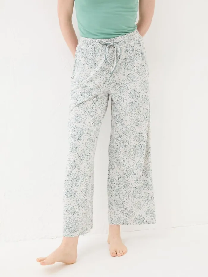 Women Pyjamas and Nightwear Fat Face Lola Grey Floral Jersey Pyjamas