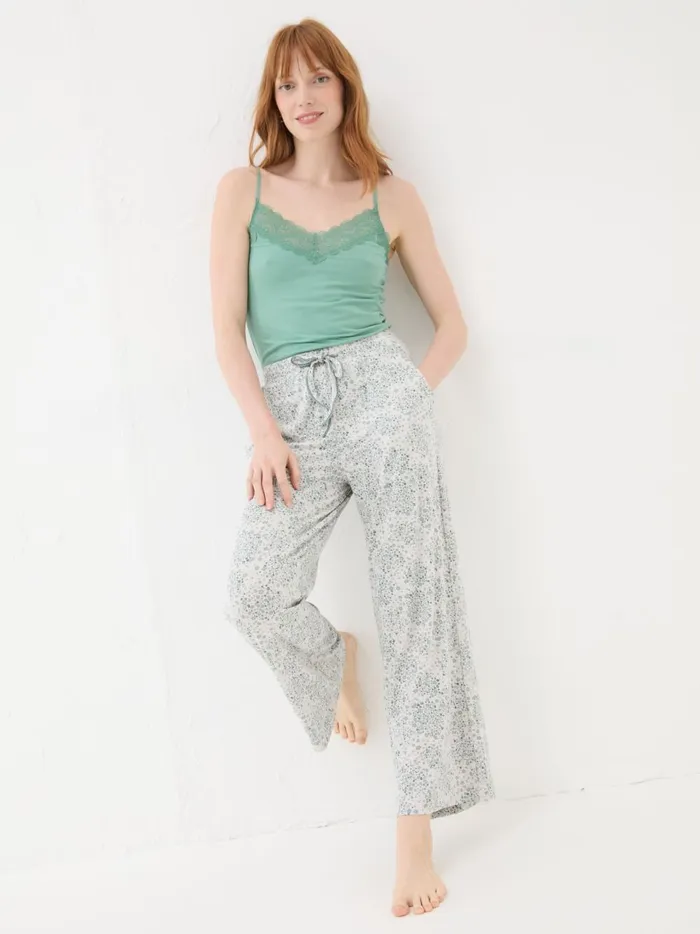 Women Pyjamas and Nightwear Fat Face Lola Grey Floral Jersey Pyjamas Women Pyjamas and Nightwear Fat Face Lola Grey Floral Jersey Pyjamas