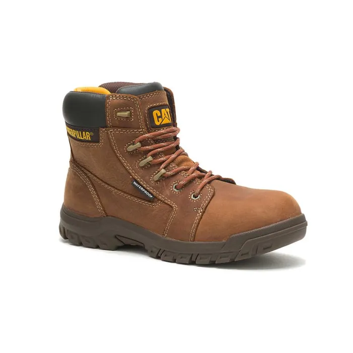 Women Resorption Waterproof Composite Toe Work Boot Cat Footwear Boots