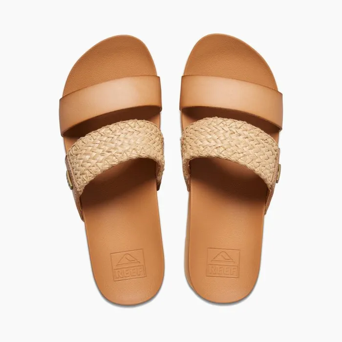 Women Sandals Reef Cushion Vista Higher Natural Raffia