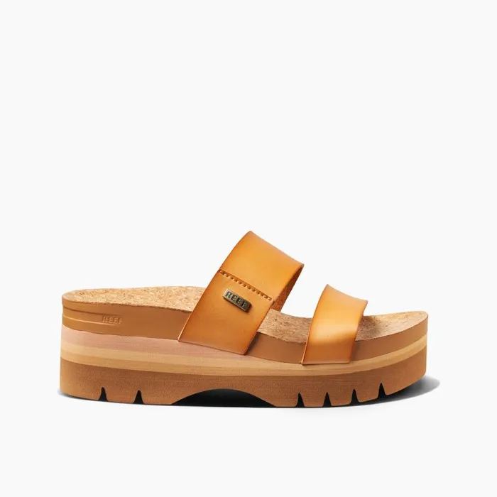 Women Sandals Reef Cushion Vista Higher Natural Raffia