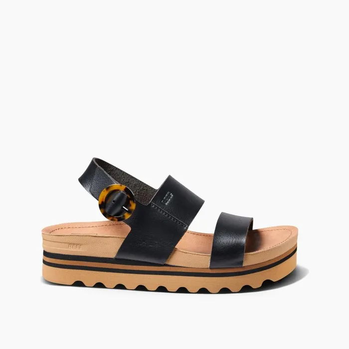 Women Sandals Reef Vista Hi Buckle Blacktan
