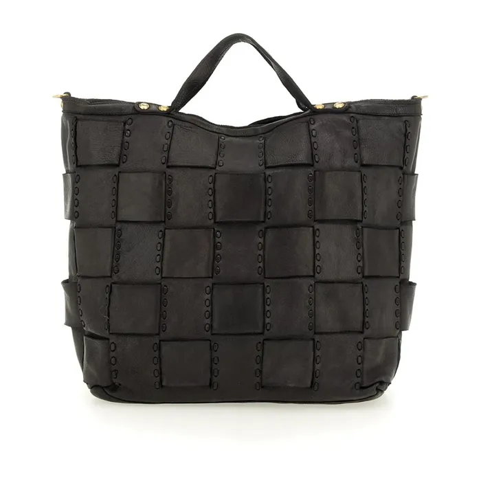 Women ShoppersTote Bags Campomaggi Edera Black