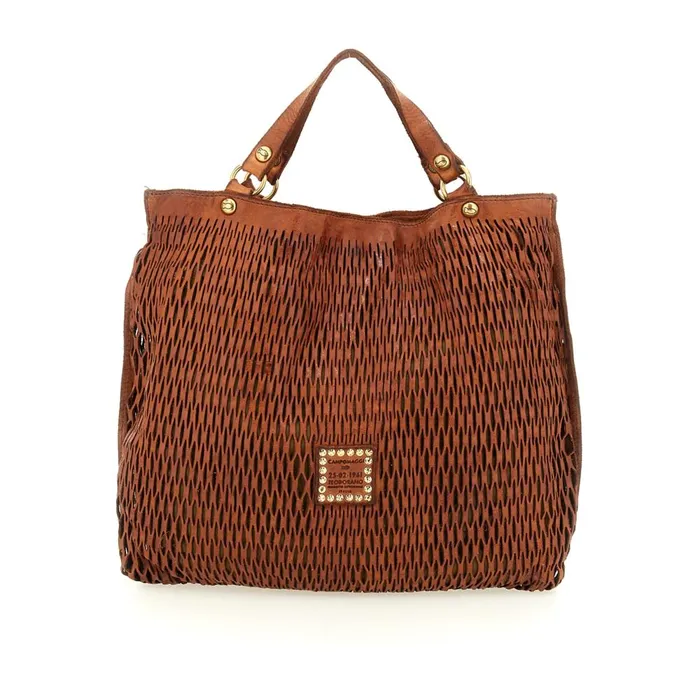 Women ShoppersTote Bags Campomaggi Mangrovia Cognac Women ShoppersTote Bags Campomaggi Mangrovia Cognac