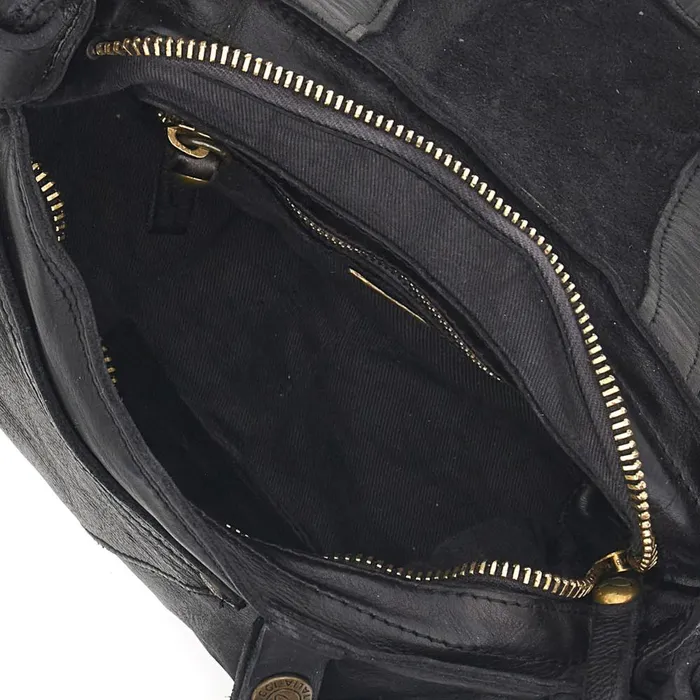 Women ShoulderHobo Bag Campomaggi Arya Black Women ShoulderHobo Bag Campomaggi Arya Black