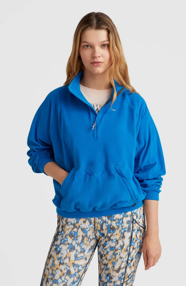 Women Slick Half Zip Fleece Blue O039Neill Fleece and Layering