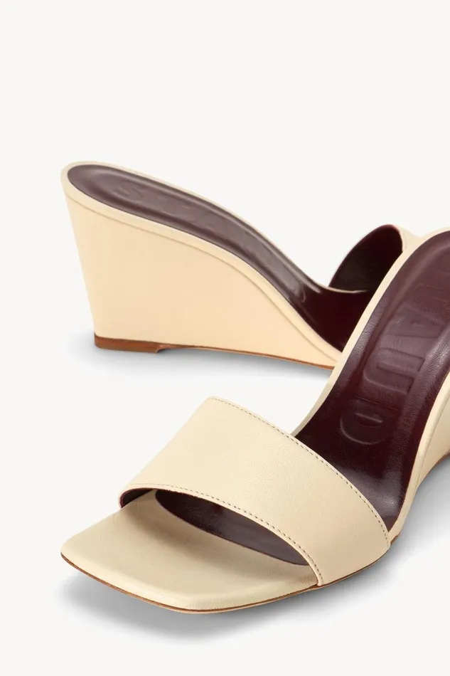 Women STAUD BILLIE WEDGE CREAM STAUD Platforms and Wedges Women STAUD BILLIE WEDGE CREAM STAUD Platforms and Wedges