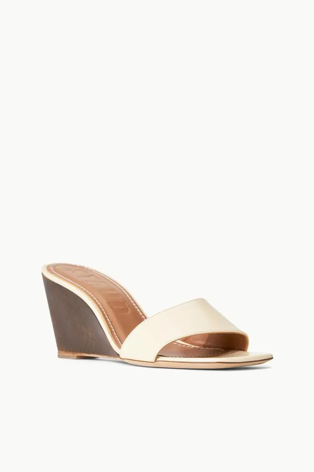 Women STAUD BILLIE WEDGE CREAM WOOD STAUD Platforms and Wedges Women STAUD BILLIE WEDGE CREAM WOOD STAUD Platforms and Wedges