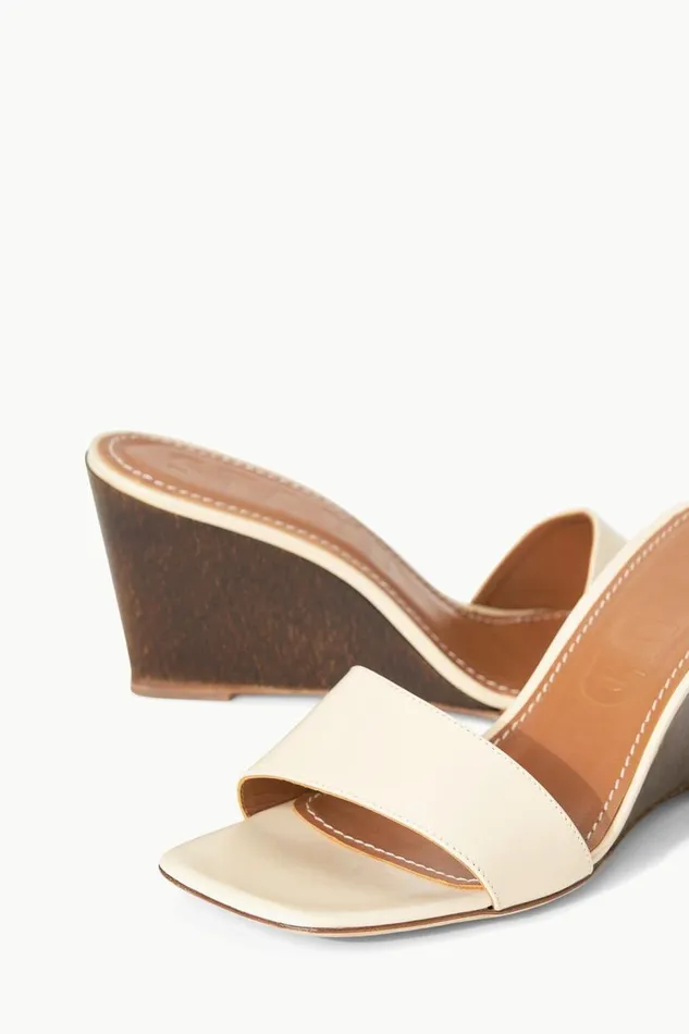Women STAUD BILLIE WEDGE CREAM WOOD STAUD Platforms and Wedges Women STAUD BILLIE WEDGE CREAM WOOD STAUD Platforms and Wedges